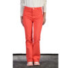 Jeans donna rosso fluo