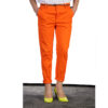Jeans donna arancioni slim
